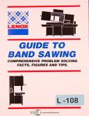 Lenox-Lenox Band Saw, Guide to Problem Solving Facts Figures and Tips Manual-General-01